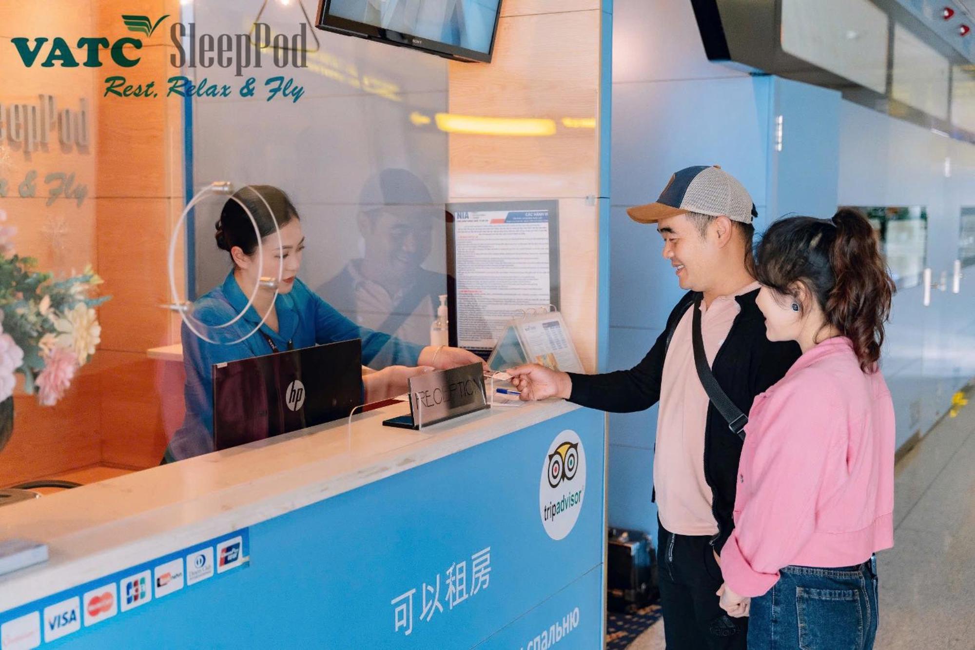 Vatc Sleep Pod Terminal 2 Hotell Noi Bai Eksteriør bilde